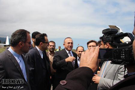 ورود وزیر امور خارجه ترکیه به فرودگاه رامسر ورود وزیر امور خارجه ترکیه به فرودگاه رامسر