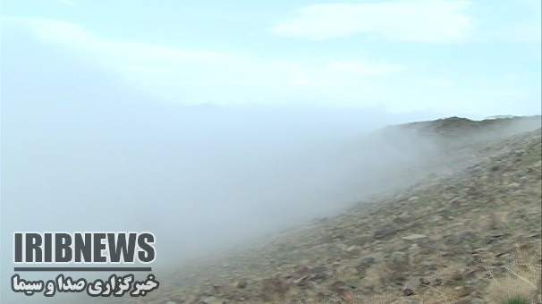 مه آلودی محورهای مواصلاتی زنجان مه آلودی محورهای مواصلاتی زنجان