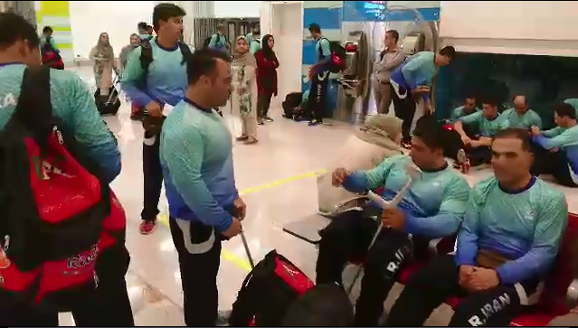 کاروان پارالمپیک کشورمان وارد فرودگاه دبی شد