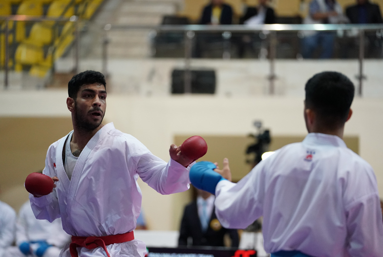 اباذری در فینال لیگ جهانی کاراته