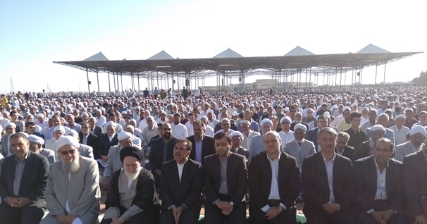 اقامه نماز عید فطر در گلستان + فیلم