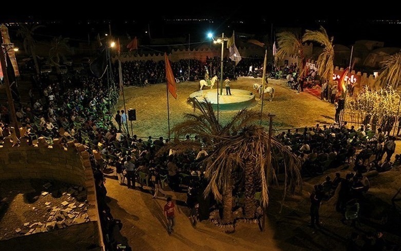 آئین اختتامیه ششمین سوگواره استانی تعزیه دهزیار کرمان آئین اختتامیه ششمین سوگواره استانی تعزیه دهزیار کرمان