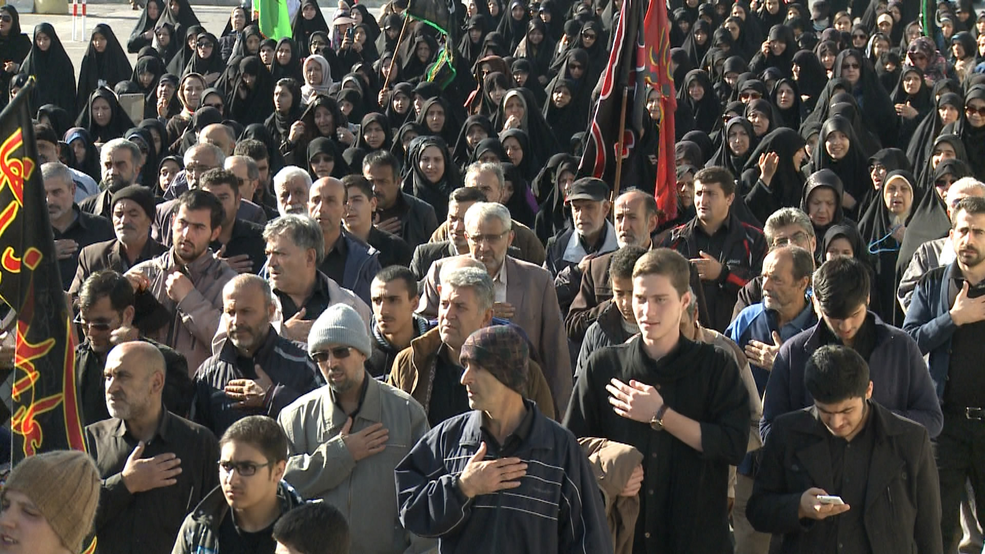 تجمع عزاداران حسینی در گوشه و کنار استان قزوین