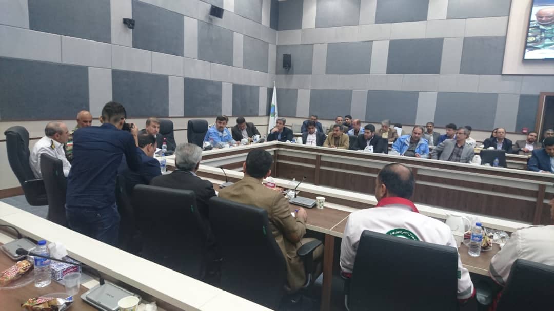 آغاز نشست شورای مدیریت بحران خوزستان آغاز نشست شورای مدیریت بحران خوزستان