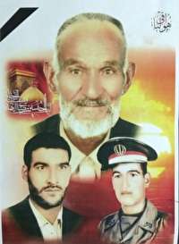 تشییع و خاکسپاری پدر شهیدان اسکندری