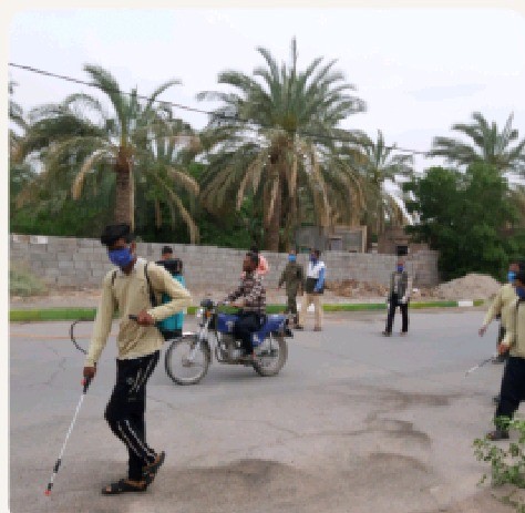 جهادگران ریگانی در خاکریز حفظ سلامت جهادگران ریگانی در خاکریز حفظ سلامت