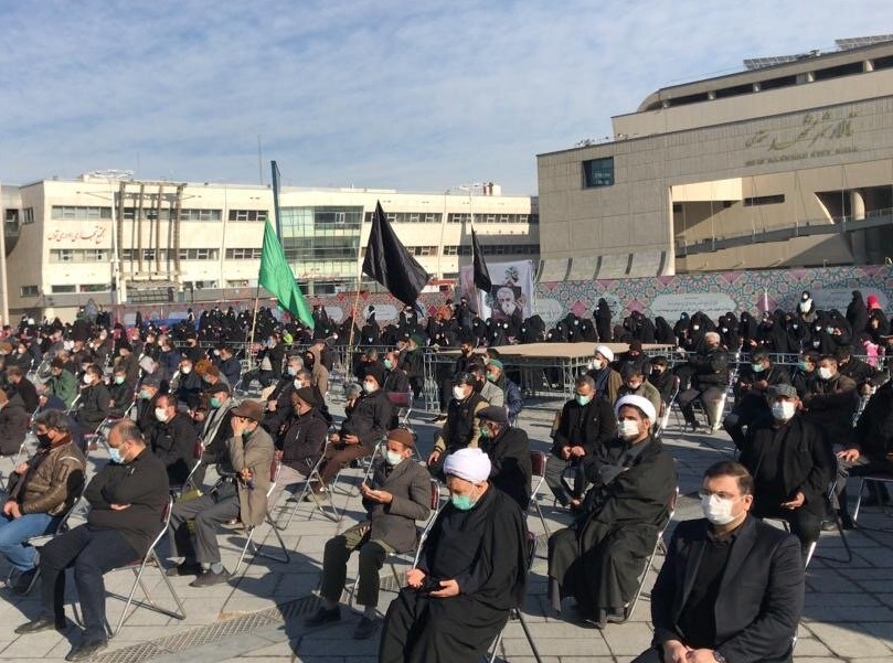 اجتماع عزاداران فاطمی در مشهد اجتماع عزاداران فاطمی در مشهد
