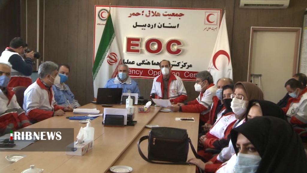 مانور  آمادگی تیم های بهداشت و درمان اردبیل در زلزله فرضی برگزار شد