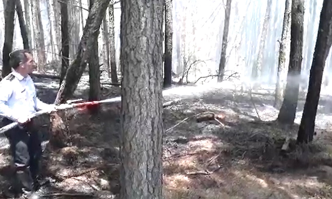 مهار آتش سوزی جنگل های رضوانشهر