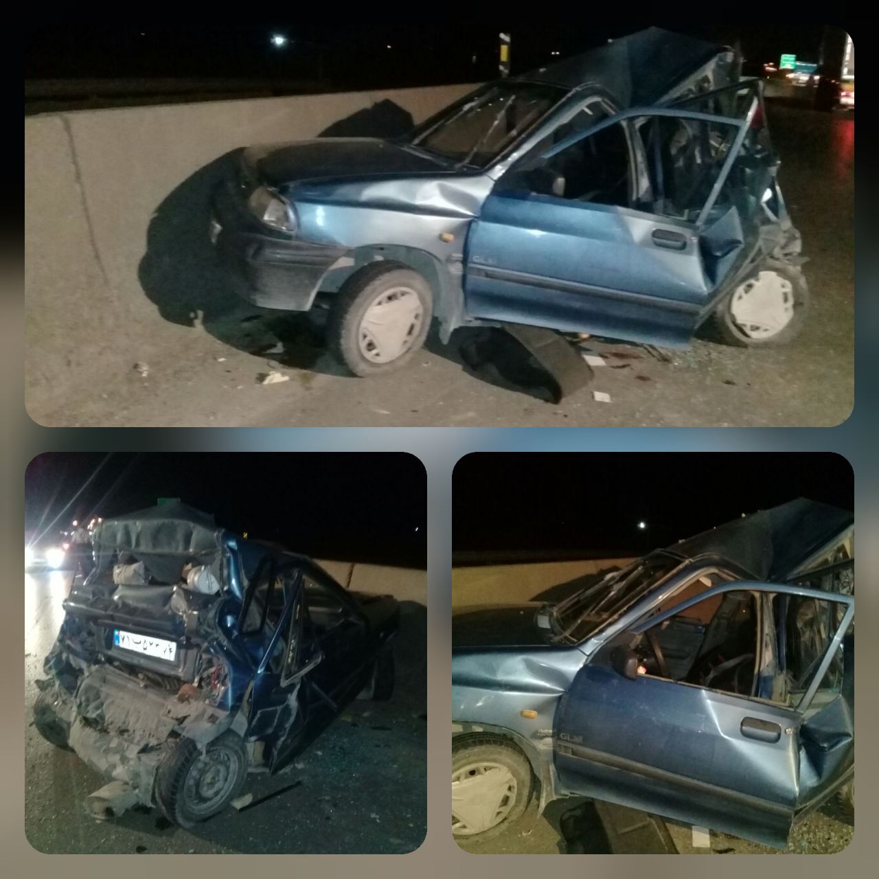 حادثه رانندگی در محور قوچان – چناران با یک فوتی حادثه رانندگی در محور قوچان – چناران با یک فوتی