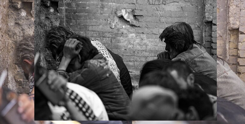 معتادان متجاهر البرز به اردوگاه می روند