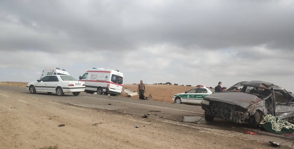 یک کشته و ۲ مصدوم در تصادف جاده روستایی چاراویماق
