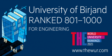 درخشش دانشگاه بیرجند در بین دانشگاه&zwnj;های برتر جهان