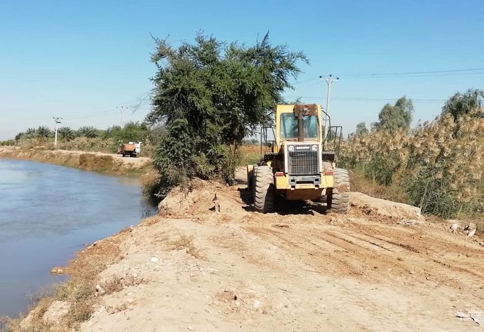 بازسازی آبشستگی سردهانه نهر فرعی لشکرآباد