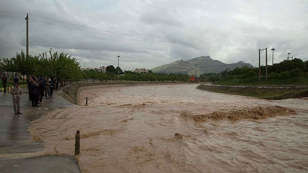 احتمال طغیان رودخانه‌های فصلی در تهران و ۱۴ استان از سه‌شنبه