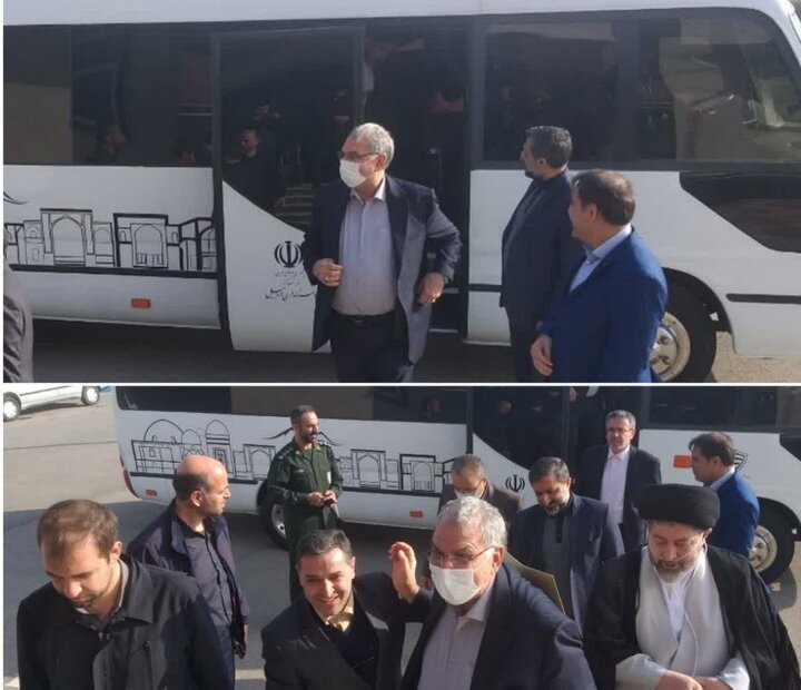 وزیر بهداشت - درمان و آموزش پزشکی وارد اردبیل شد. وزیر بهداشت - درمان و آموزش پزشکی وارد اردبیل شد.
