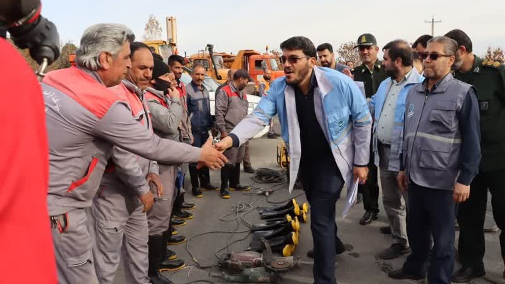 برگزاری مانور لحظه صفر در فراهان برگزاری مانور لحظه صفر در فراهان