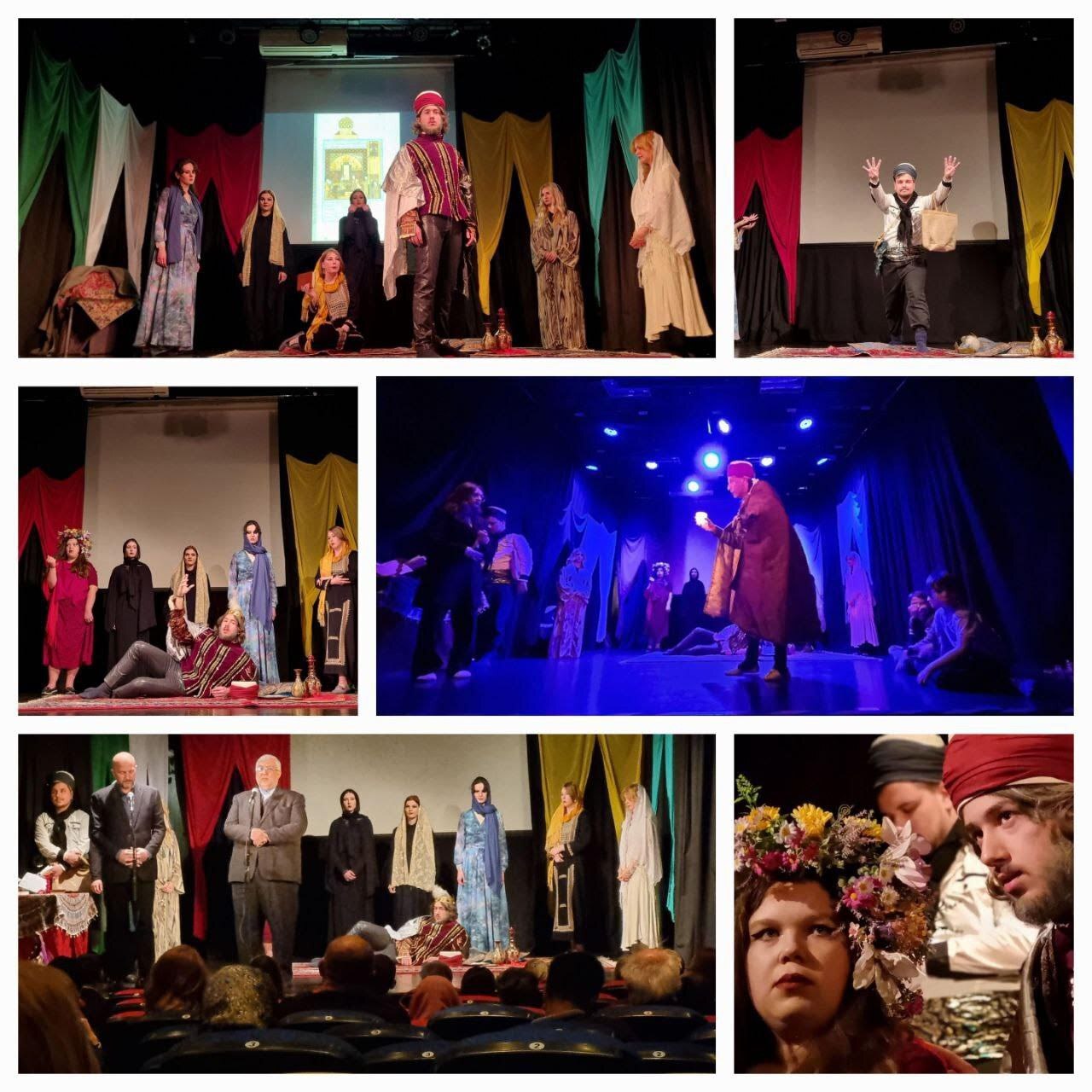 اجرای نمایش هفت پیکر حکیم نظامی در سارایوو اجرای نمایش هفت پیکر حکیم نظامی در سارایوو