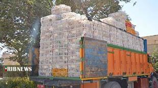 توقیف ۸ کامیون حامل مرغ زنده فاقد مجوز در بروجرد توقیف ۸ کامیون حامل مرغ زنده فاقد مجوز در بروجرد