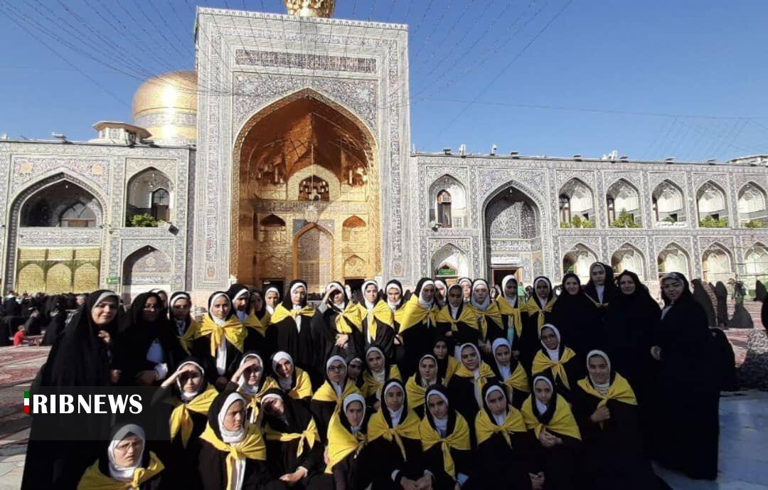 اعزام ۲۸۰ دانش آموز دختر خراسان شمالی به مشهد مقدس