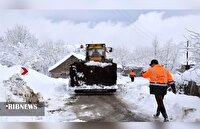 بازگشایی ۵۳۰ راه روستایی برفگیر در لرستان