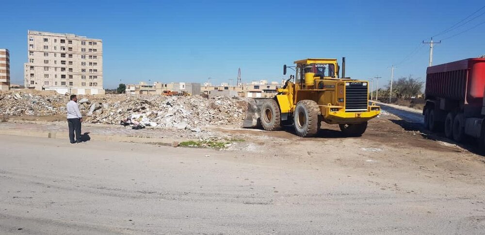 تلاش مدیریت شهری برای پاکسازی اهواز در آستانه نوروز تلاش مدیریت شهری برای پاکسازی اهواز در آستانه نوروز