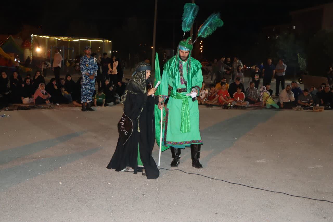 اجرای مراسم تعزیه خوانی اجرای مراسم تعزیه خوانی