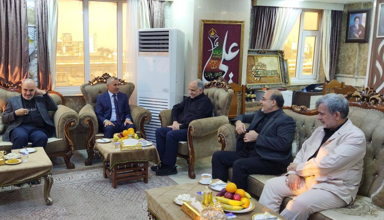 رایزنی وزیر دادگستری ایران با رئیس دادگستری نجف اشرف رایزنی وزیر دادگستری ایران با رئیس دادگستری نجف اشرف