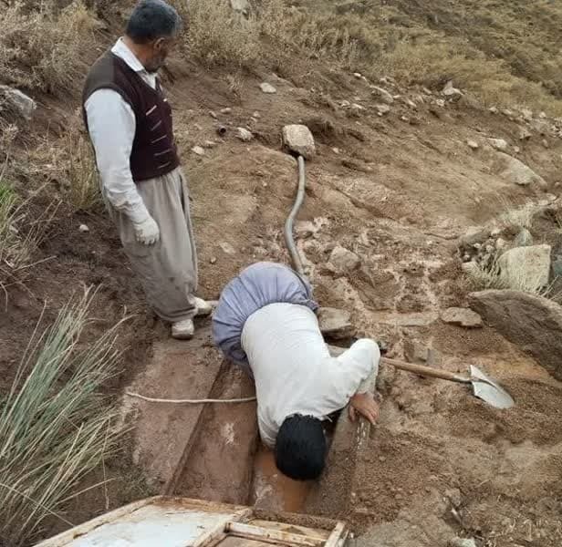 وارد آمدن خسارت به تاسیسات آب و فاضلاب در شهرستان پیرانشهر