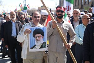 راهپیمایی عزت آفرین و شکوهمند مردم همدان در روز قدس