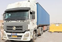 کامیون با خلافی بالا توقیف شد