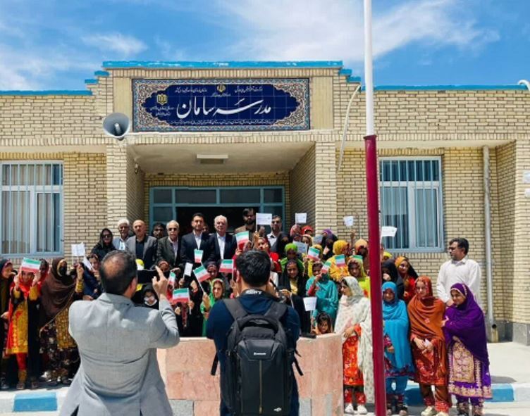 بهره برداری از مدرسه شش کلاسه در روستای آبگاه نیکشهر