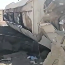 واژگونی تانکر نفت در جاده سبزوار- نیشابور