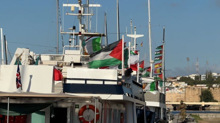 حرکت کشتیهای ناوگان «صمود» از جنوب ایتالیا به سمت نوار غزه حرکت کشتیهای ناوگان «صمود» از جنوب ایتالیا به سمت نوار غزه