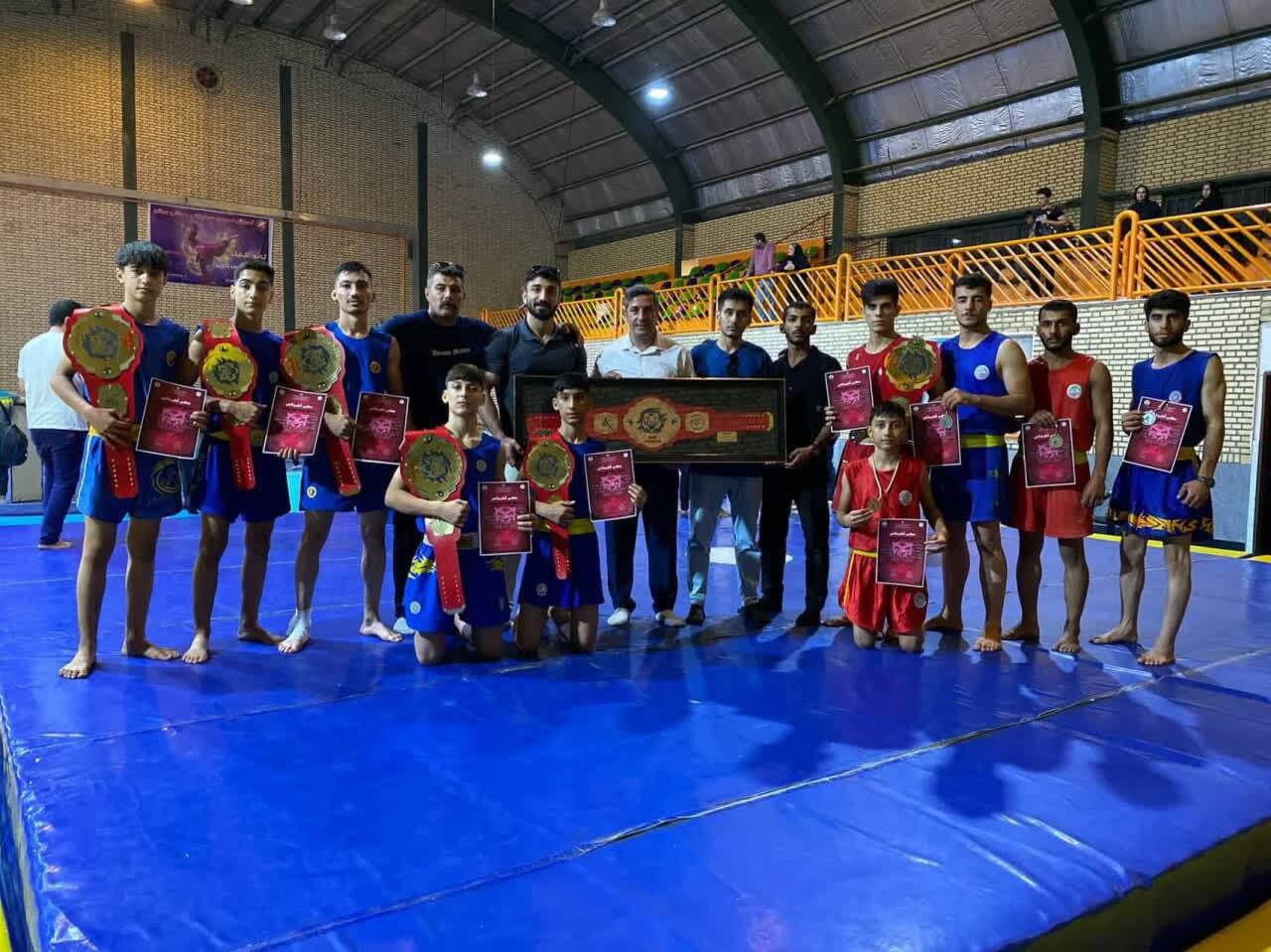 تیم ووشوی خراسان شمالی بر سکوی سوم مسابقات کمربند طلایی مشهد