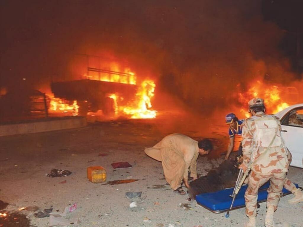 انفجار انبار بمب در پاکستان با ۲۴ کشته انفجار انبار بمب در پاکستان با ۲۴ کشته