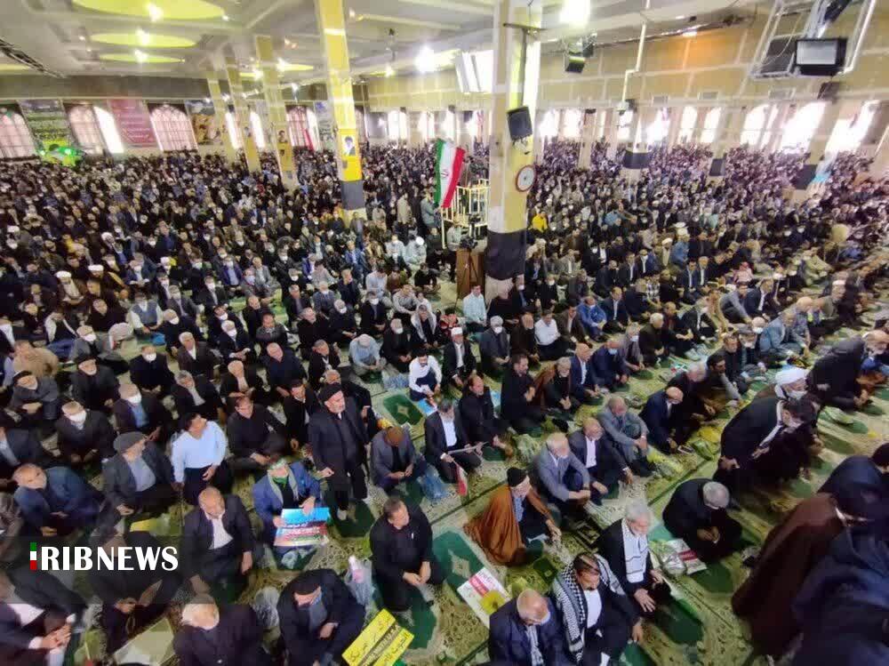 اعلام انزجار نمازگزاران لرستانی در پی حمله رژیم صهیونیستی به کاروان صمود