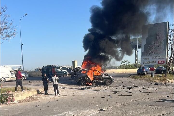 حمله پهپادی رژیم صهیونیستی به یک خودرو در جنوب لبنان