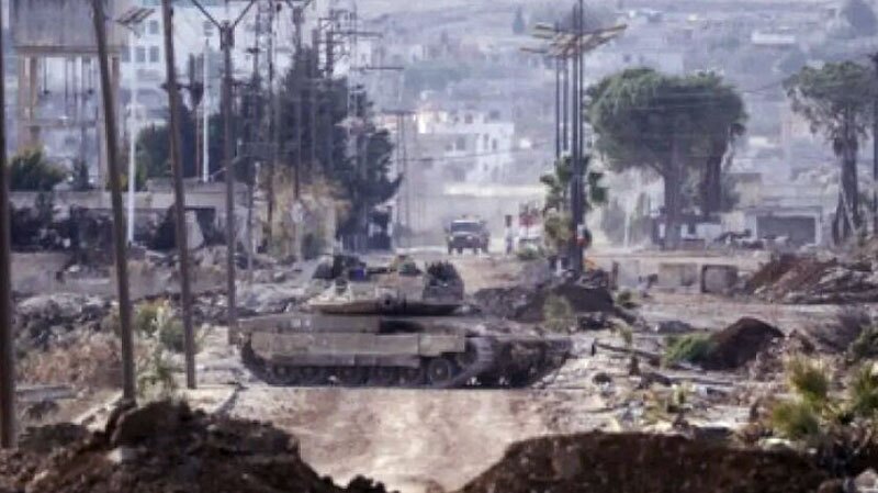 ورود تانک‌ها و خودرو‌های زرهی ارتش رژیم صهیونیستی به جنوب سوریه