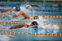 رقابت برترین شناگران ایران در استخر آزادی