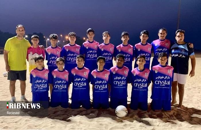 اولین پیروزی نونهالان فوتبالیست کیش در رقابتهای استان هرمزگان اولین پیروزی نونهالان فوتبالیست کیش در رقابتهای استان هرمزگان