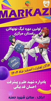 اولین دوره لیگ تکواندو نونهالان استان