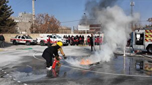برگزاری مانور سراسری زلزله در قوچان