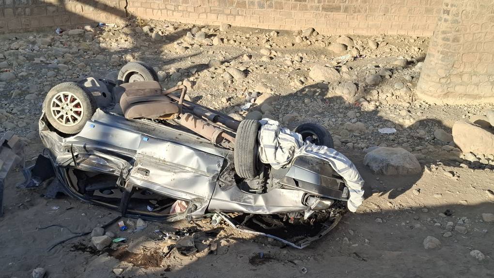 تصادف در ورودی شهر آباده طشک با یک جان باخته و ۲ مصدوم