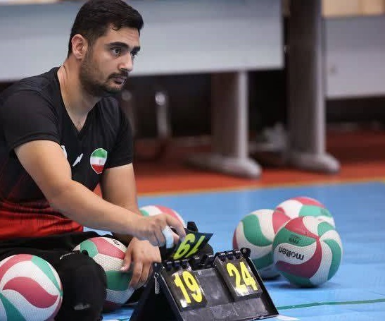 ورزشکار خراسان رضوی در اردوی تیم ملی والیبال نشسته آقایان