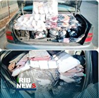 جوراب‌های خارجی قاچاق در بجنورد کشف شد