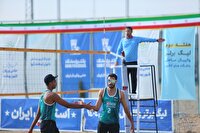 قهرمانی فولادی‌ها در هفته دوم لیگ برتر والیبال ساحلی