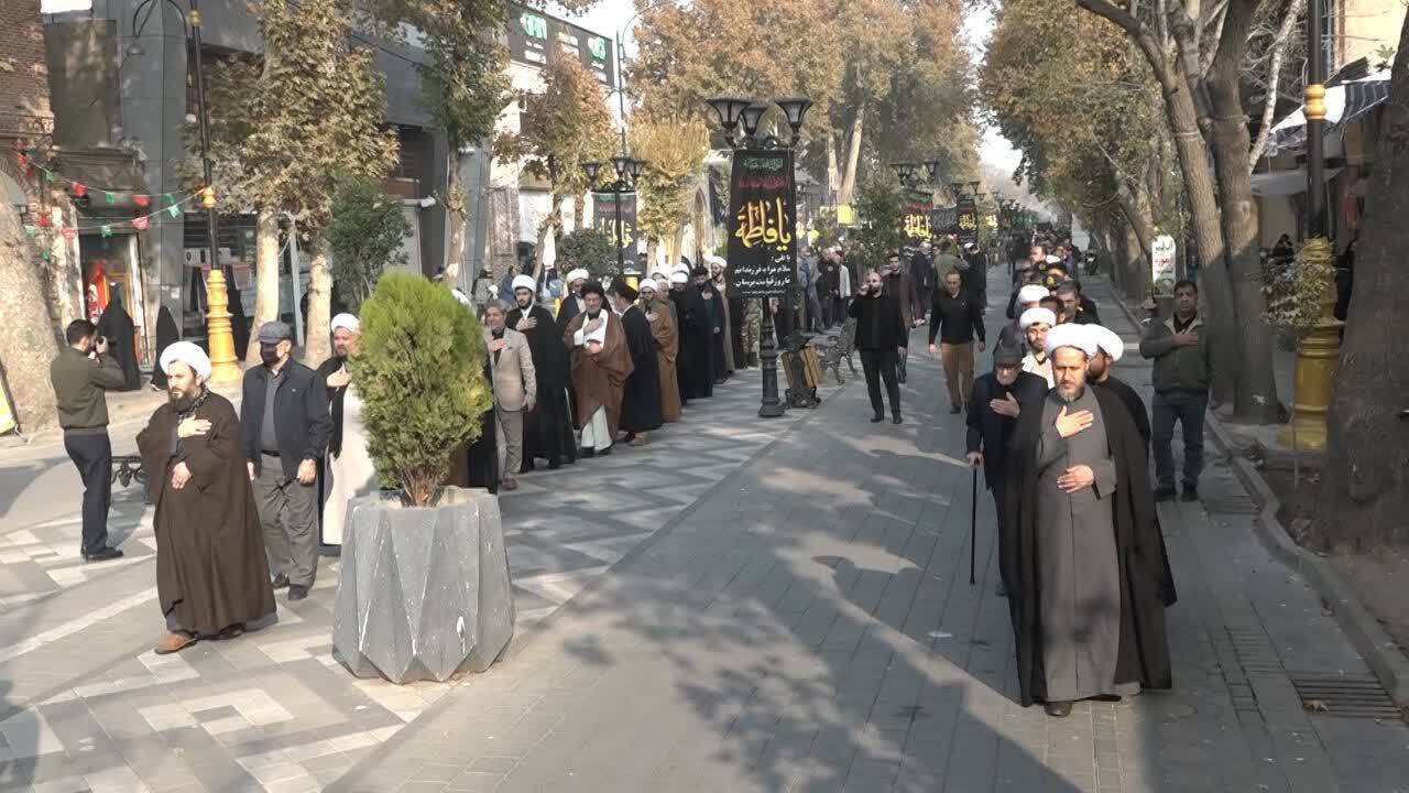 برگزاری آیین‌های عزاداری شهادت حضرت فاطمه زهرا سلام الله علیها در خوی