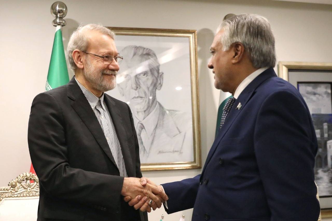 دیدار لاریجانی و وزیر امور خارجه پاکستان