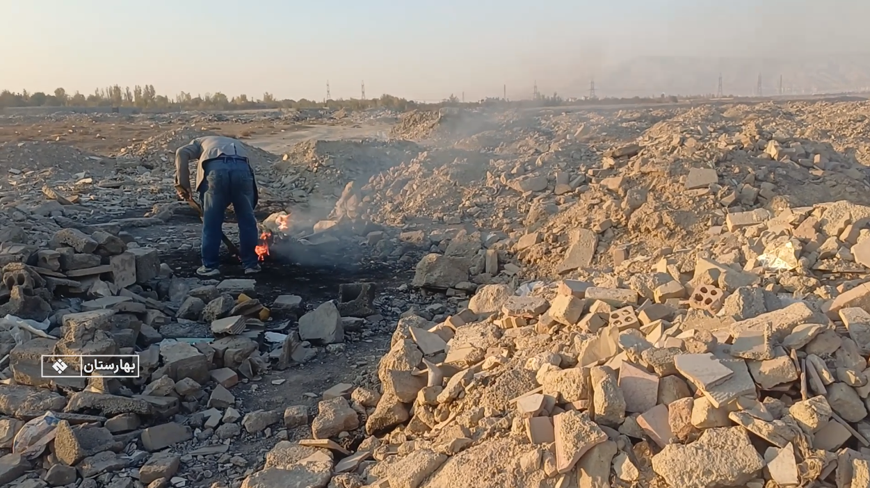 برخورد با متخلفان پسماندسوزی‌ غیرمجاز در حاشیه آزادراه تهران – ساوه